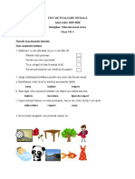 Test de Evaluare-Educatie Moral Civica-2019-2020 - Barbut