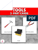Tools 3 Part Cards EDITABLE