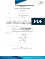 Derivadas - Ejercicios y análisis gráfico en GeoGebra