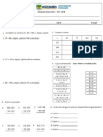 Atividade - D17 e 18 - Matematica