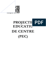 Projecte Educatiu de Centre (Pec) PDF