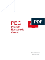 PEC Projecte Educatiu Escola Joviat 2020 PDF