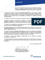 MI-COR-SSO-POL-05-V3 Política Del Derecho A Decir NO PDF