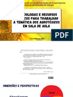 Metodologias e Recursos Didáticos para Trabalhar A Temática Dos Agrotóxicos em Sala de Aula PDF