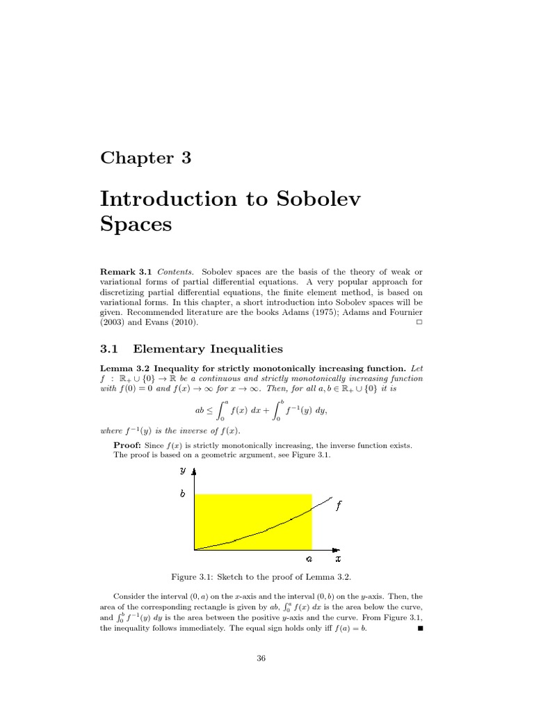 Chapter 3 Introduction To Sobolev Spaces | PDF | Distribution ...