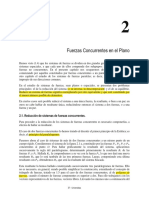 Estabilidad - Capitulo 2 - Fuerzas Concurentes