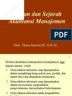 Tujuan Dan Sejarah Akuntansi Manajemen - TM 1