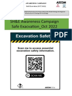 Excavation Safety Awarness Campaign Report - OCT 2022