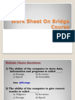 MCQs on Computer Components & Software