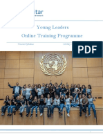 Course Syllabus - UN Young Leaders Online Training Programme - July 2022 PDF