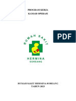 Program Kerja Kamar Operasi 2023 PDF