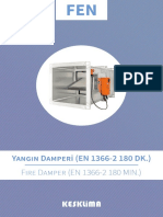 FI RE Damper (EN 1366-2 180 MI N.)