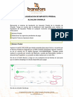 Manual Liquidacion Predial Charala PDF