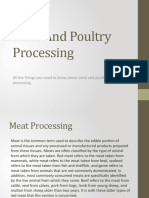 Meat and Poultry Processing