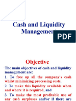 Chapter 3 - Cash & Liquidty Management