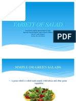 Variety of Salads