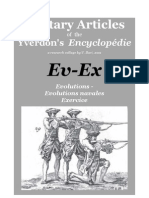Military Articles of The Yverdon Encyclopedie. 7 Evolutions - Exercice