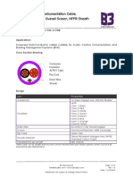 Audio Control & Instrumentation Cable, 2C To 8C, 20AWG Overall Screen, HFFR Sheath
