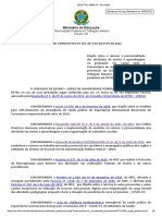 Resolução COENS-UFTM Nº 305, de 9 de Agosto de 2022 - Retorno Presencial