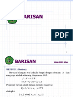 BARISAN Analisis Real PDF