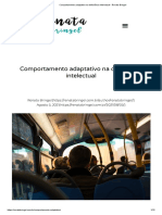 Comportamento Adaptativo Na Deficiência Intelectual - Renata Bringel PDF