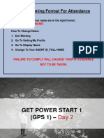 Get Power Start (GPS1) - Day 2 (Physical)