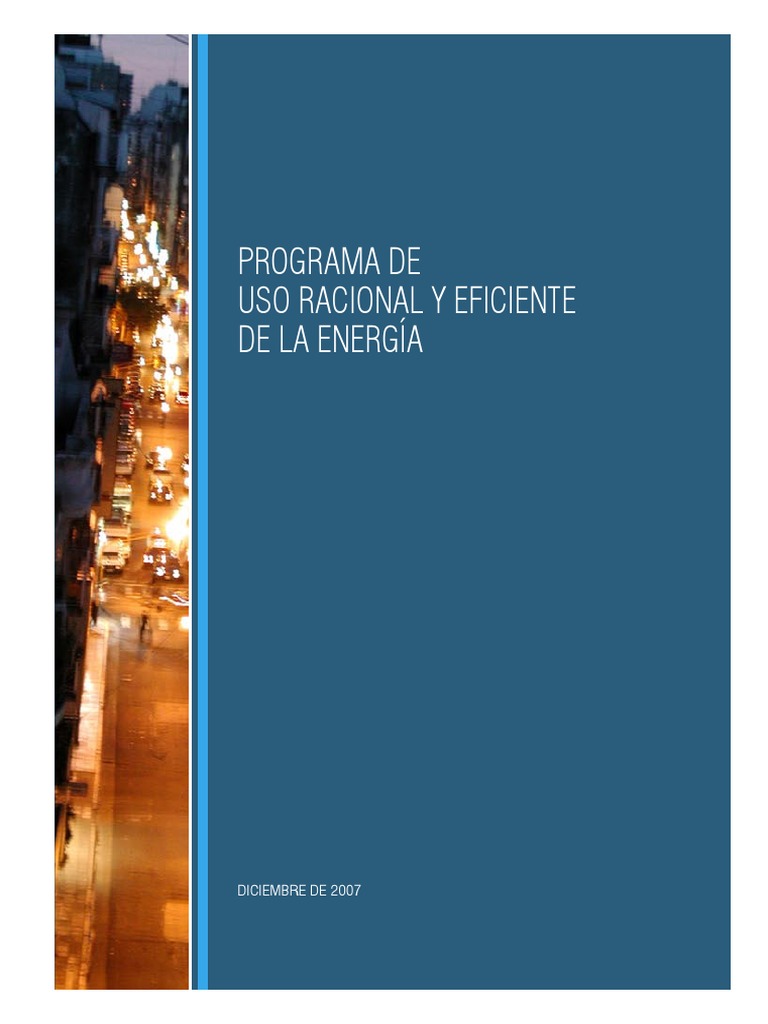 Programa de Uso Racional Y Eficiente de La Energía | PDF | Lámpara ...