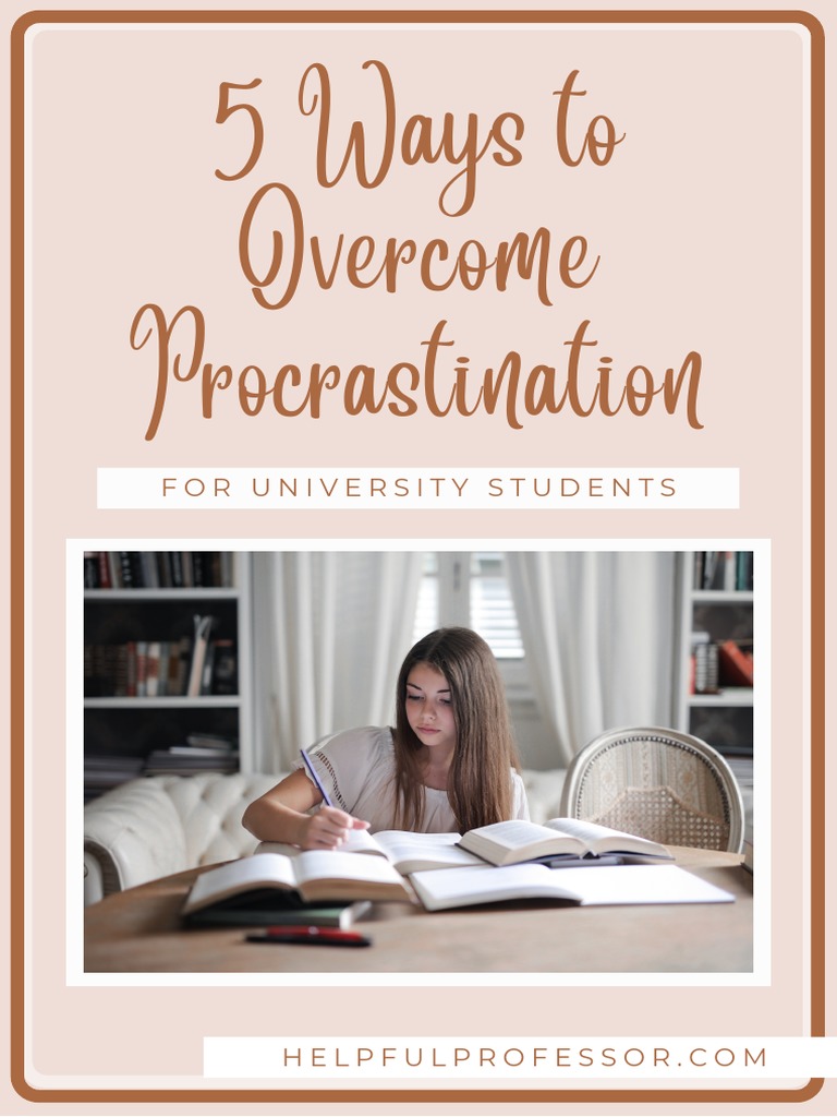 5 Ways To Procrastination PDF Procrastination