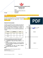 Ex. Final - Ingeniería de Cimentaciones - 2023-0 - Parte 1 - CS63 PDF