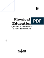 Physical Education: Quarter 4 - Module 3 Active Recreation