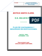 Plan Botica Santa Clara