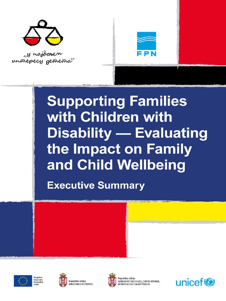 Supporting Families With Children With Disability Pdf Pdf Single