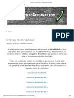 Criterios de Divisibilidad - MatematicasCercanas PDF