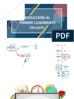 REDUCCIÓN AL PRIMER CUADRANTE E IDENTIDADES TRIGONOMÉTRICAS 5to A