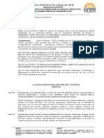 Ordenanza 019-2022 Manejo de Los Bosques Urbanos de CDE