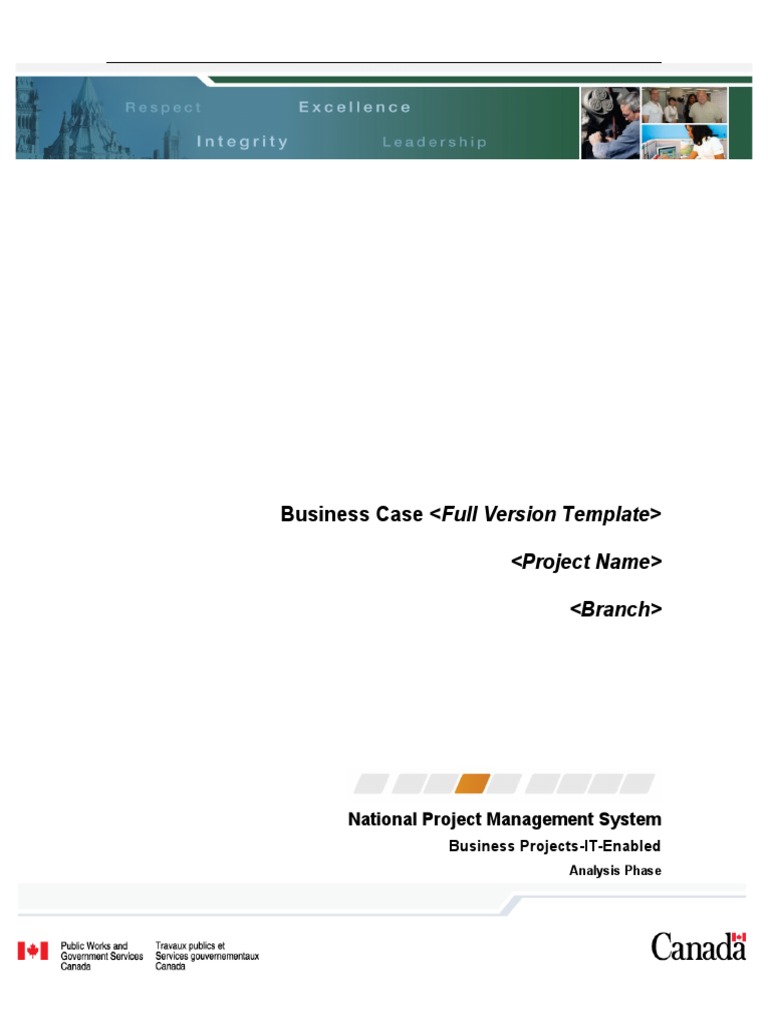 Business Case Template | PDF | Risk | Project Management