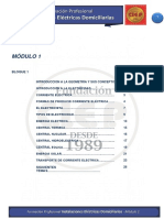 Instalaciones Electricas Domiciliarias Modulo 1 - Bloque 1 PDF