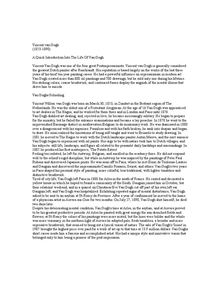 vincent van goghs life 659 Vincent Van Gogh Paul Gauguin