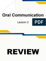 Oral Communication Lesson 2