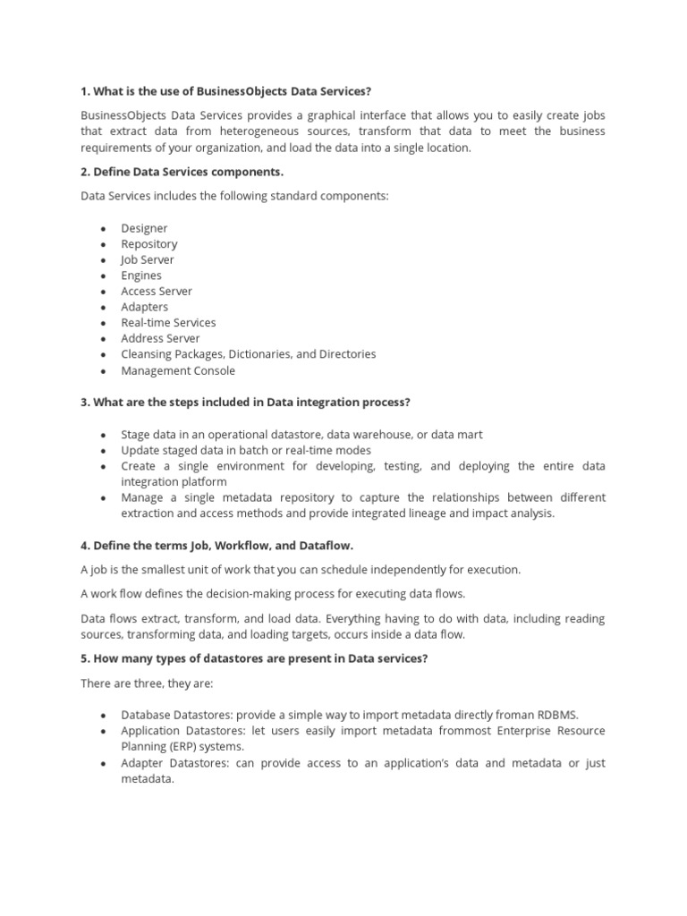 Bods interview questions pdf