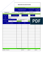 Registro de Capacitación Arcimax