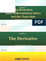 MTPDF3 The Derivatives Basic Differentiation Rules and The Chain Rule PDF