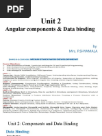 Unit 2 - Data Binding