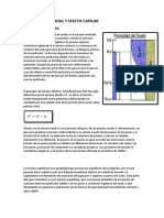 Tensión superficial y efecto capilar en suelos: principios y cálculo de tensiones efectivas