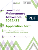 Ema Wales Application Form 2223 e o