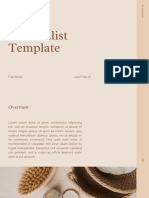 Minimalist Template From Canva