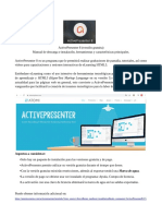 ActivePresenter 8 (Versión Gratuita) Manual de Descarga e Instalación, Herramientas y Características Principales.