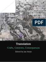 Translation - Crafts, Contexts, Consequences