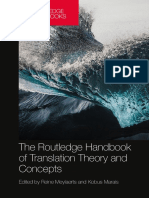 The Routledge Handbook of Translation Theory and Concepts PDF