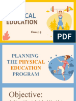PLANNING THE PHYSICAL EDUCATION PROGRAM